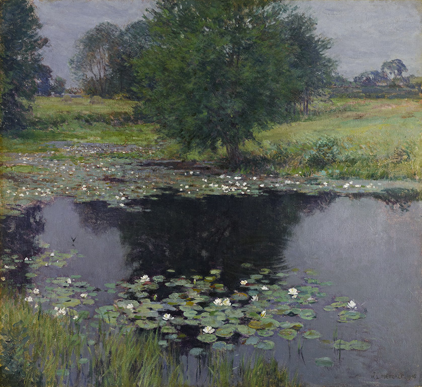 Willard LeRoy Metcalf (1858-1925); Pond Lilies; 1905; Oil on canvas; Amon Carter Museum of American Art, Fort Worth, Texas; 2010.12