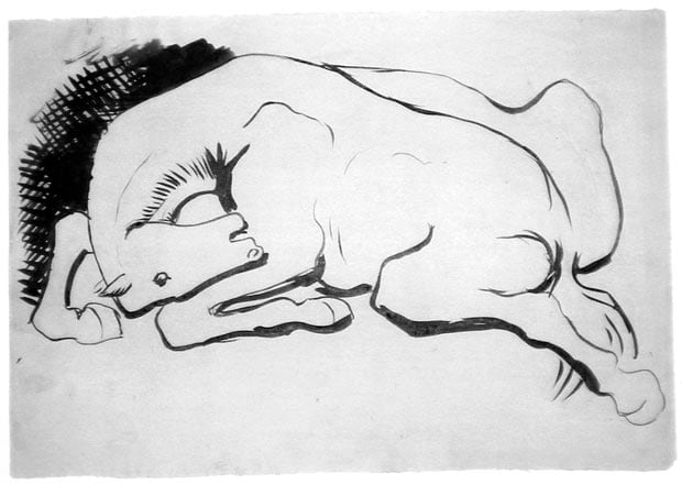 A drawing of a horse by Picasso.jpg