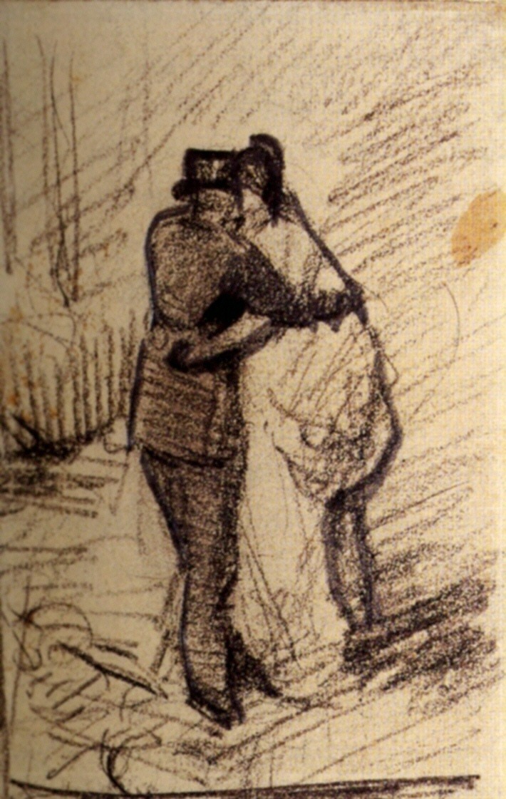 A Man and a Woman Seen from the Back, 1886, Vincent van Gogh