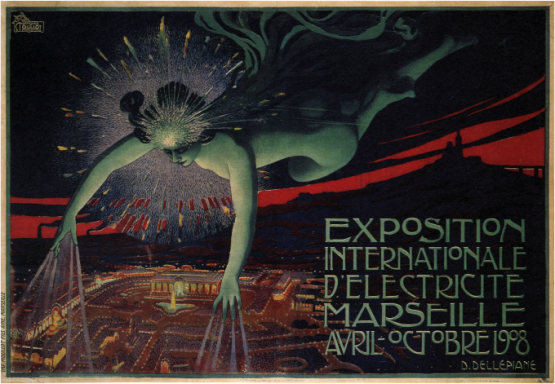 David Dellepiane , Exposition internationale d'électricité, 1908