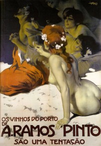 Dramma ed erotismo nel manifesto per i vini di porto di A. Ramos Pinto, 1922